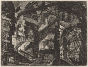 Gotický oblouk od Giovanni Battista Piranesi