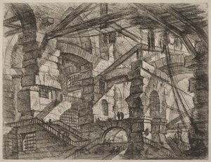 Gotický oblouk od Giovanni Battista Piranesi