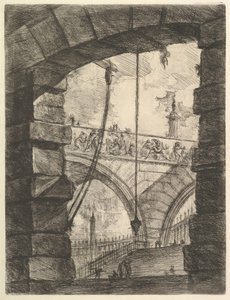 The Grand Piazza, od Prisons of Imaginary Prisons, ca. 1749-50. od Giovanni Battista Piranesi
