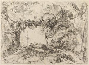 Monumentální deska od Giovanni Battista Piranesi