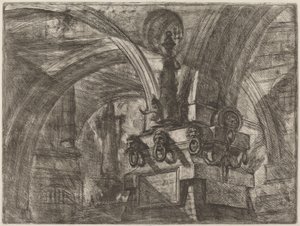 Molo s lampou od Giovanni Battista Piranesi