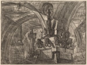Molo s lampou od Giovanni Battista Piranesi