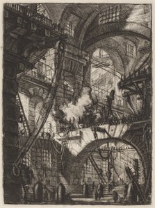 Kouřící oheň od Giovanni Battista Piranesi