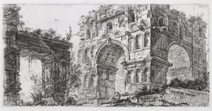 Dianin chrám od Giovanni Battista Piranesi