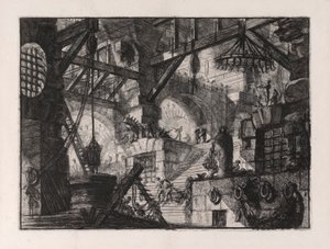 Studna, deska 13 od Carceri d od Giovanni-Battista Piranesi