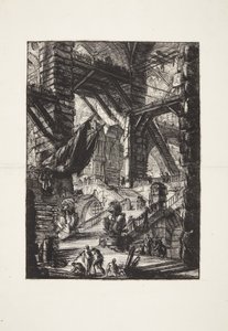 Schodiště s trofejemi od Giovanni Battista Piranesi
