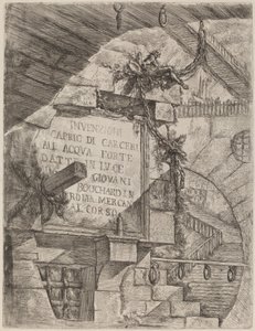 Titulní štítek od Giovanni Battista Piranesi