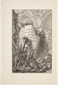 Hrobové komory starých Římanů, v Římě i mimo město od Giovanni Battista Piranesi