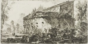 Tomb of the Scipios, plate 18 from Some Views of Triumphal Arches a dalších oblouků od Giovanni Battista Piranesi