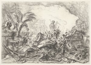 Triomfboog Dekorativní rozmary (bývalý název série) Grotesky (název série) od Giovanni Battista Piranesi