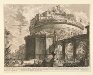 Pohled na mauzoleum d od Giovanni Battista Piranesi