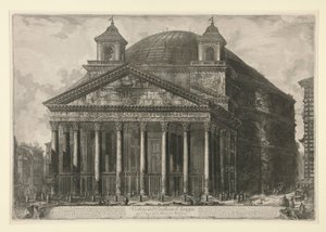 Pohled na Pantheon d od Giovanni Battista Piranesi
