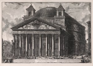 Pohled na Pantheon d od Giovanni Battista Piranesi