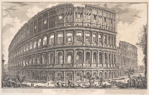Pohled na Flaviův amfiteátr známý jako Koloseum, 1757. od Giovanni Battista Piranesi