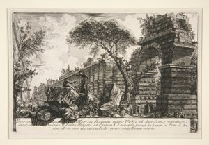 Starověký akvadukt Acqua Marcia, z Della Magnificenza ed Architettura de od Giovanni Battista Piranesi