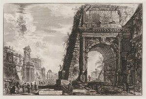 Pohledy na Řím: The Arch or Titus, 1776. od Giovanni Battista Piranesi