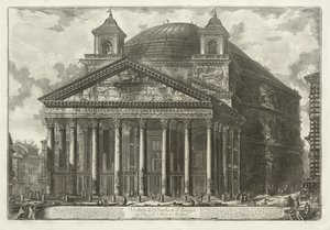 Pohledy na Řím: Pantheon, 1761. od Giovanni Battista Piranesi