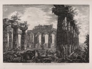 Vnitřní pohled na předpokládanou vysokou školu? des Fanfictions (vnitřní pohled na tzv. College des Anfictions), z Diff?rentes Vues de od Giovanni Battista Piranesi