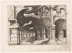 Gezicht in het Colosseum te Rome Colossaei ro pros.us (název na objektu) Římské ruiny (název série) Některé důležité památky římského starověku (...) (název série)