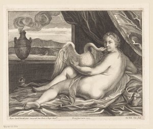 Leda a labuť od Giovanni Battista Sintes
