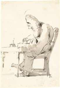 Benátský právník u svého stolu od Giovanni Battista Tiepolo