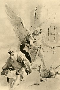 Anděl se zjevuje apoštolu Petrovi ve vězení, polovina 18. století, 1928 od Giovanni Battista Tiepolo