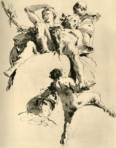 Bacchus a Ariadne, c1740, 1928 od Giovanni Battista Tiepolo