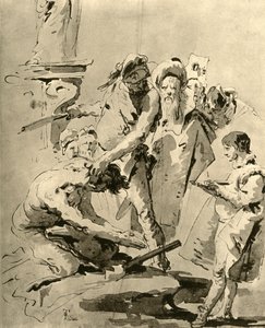 Stětí světce, polovina 18. století, 1928 od Giovanni Battista Tiepolo
