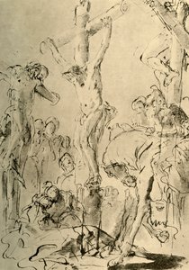 Ukřižování, polovina 18. století, 1928 od Giovanni Battista Tiepolo