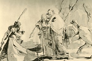 Flucht nach Ägypten, vor 1752 von Giovanni Battista Tiepolo