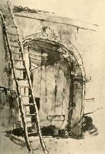 Brána, polovina 18. století, 1928 od Giovanni Battista Tiepolo