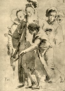 Skupina figurek, polovina 18. století, 1928 od Giovanni Battista Tiepolo