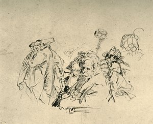 Gruppe von Orientalen, Mitte 18. Jahrhundert, 1928 von Giovanni Battista Tiepolo