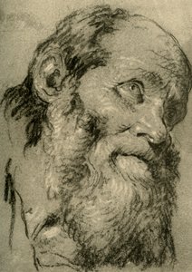 Kopf eines alten Mannes, ca. 1755, 1928