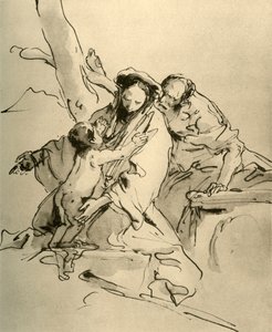 Svatá rodina, polovina 18. století, 1928 od Giovanni Battista Tiepolo
