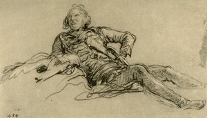 Důstojník na odpočinku, 1752-1753, 1928 od Giovanni Battista Tiepolo