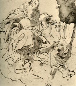 Starý muž a mladá žena, 1761, 1928 od Giovanni Battista Tiepolo