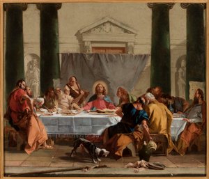 Poslední večeře od Giovanni Battista Tiepolo