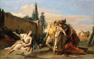 Rinaldovo rozloučení s Armidou od Giovanni Battista Tiepolo