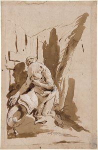 Svatý Jeroným od Giovanni Battista Tiepolo