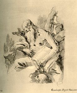 Svatý Jeroným, polovina 18. století, 1928 od Giovanni Battista Tiepolo