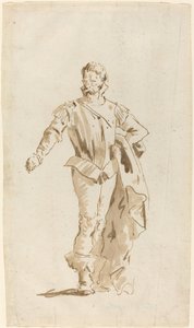 Stojící muž v kostýmu šestnáctého století od Giovanni Battista Tiepolo