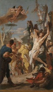 Studie für Das Martyrium des Heiligen Sebastian, 1739 von Giovanni Battista Tiepolo