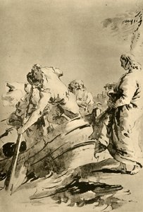 Volání k Petrovi, polovina 18. století, 1928 od Giovanni Battista Tiepolo