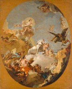 Der Wagen der Aurora, 1760er Jahre von Giovanni Battista Tiepolo