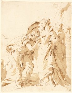 Setkání Antonia a Kleopatry od Giovanni Battista Tiepolo