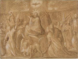 Triumf Krista od Giovanni Battista della Rovere