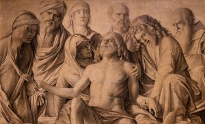 Oplakávání Krista, asi 1485-1505 (tempera na dřevě) od Giovanni Bellini
