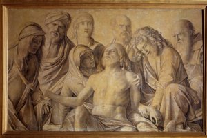 Oplakávání nad smrtí Krista (Tempera od Giovanni Bellini