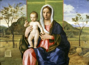Žehnání Madony s dítětem od Giovanni Bellini